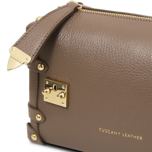 Praline - Soft leather duffle bag